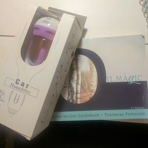 Mini Car Diffuser And oils Book